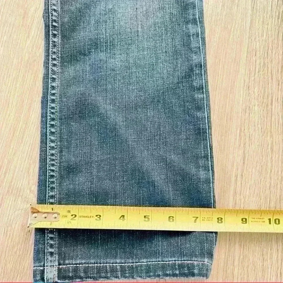 PARASUCO BLUE WOMEN MID RISE STRAIGHT LEG DENIM JEANS  SIZE 32 - Picture 12 of 15